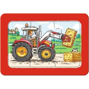 Graafmachine Tractor Kiepauto ''My First Puzzels''