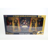 Red Bull F1 4x World Champion Set RB16b-RB18-RB19-RB20 ''Max Verstappen''