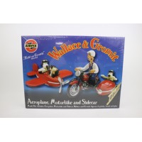 Wallace & Gromit Aeroplane , Motorbike and Sidecar