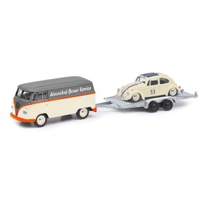 Volkswagen T1 met Trailer & Kever Lowrider Herbie