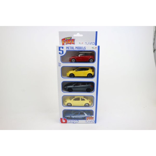 Modelautoset 1:43 Mini , Alfa , Lancia , Beetle , Polizia/Alfa