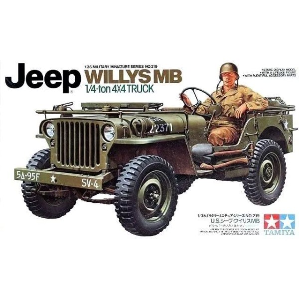 Jeep Willys MB 1/4-Ton 4x4 Truck & 1 Figuur