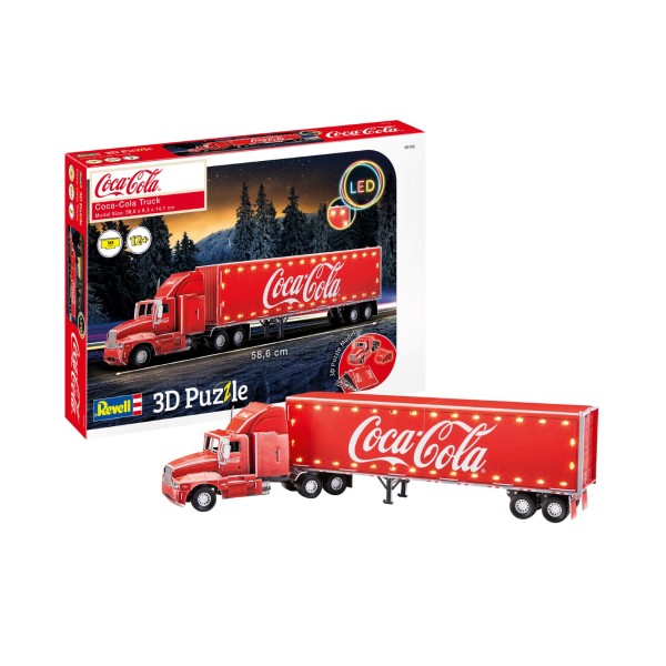 3D Puzzel ''Coca Cola Truck'' Led Edition
