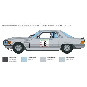 Mercedes-benz 450 SLC 1979  ''Bandama Rally ''