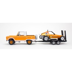 Ford Bronco Half Cab with Dune Buggy & Trailer