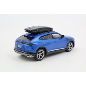 Lamborghini Urus Blue Eleos with Roof Box